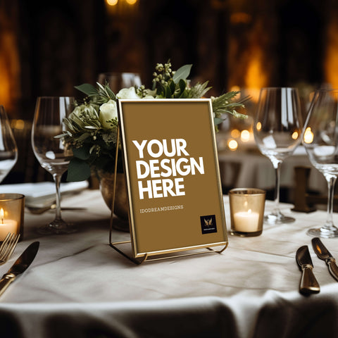 Wedding Table Number Mockup 010