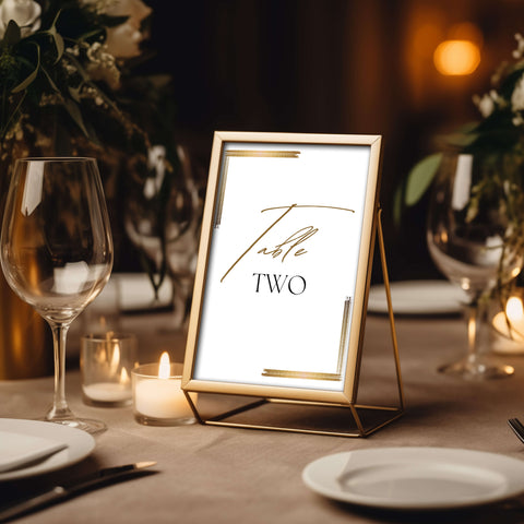 Wedding Table Number Mockup 008